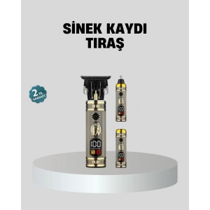 BFS T Bıçaklı Profesyonel Saç ve Sakal Düzeltici – 8 Kılavuz Tarağı, 2’si 1 Arada Burun ve Sakal Trimmer