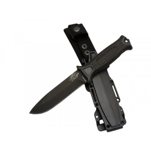 BFS Tiger Tactical Htm 1041 A Siyah Outdoor / Survival Bıçak 27cm - Kauçuk Sap, Kılıflı, Kutulu