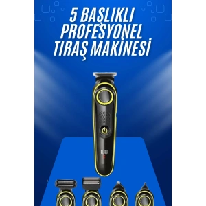 BFS Tıraş Makinesi Şarjlı 5 Başlıklı Burun ve Kulak Temizleme