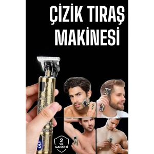BFS Tıraş Makinesi Şarjlı Profesyonel Saç Kesme Makinesi Gold Çizik Tıraş
