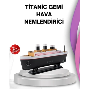 BFS Ultra Sessiz Titanik Gemi LED Işıklı Aroma Difüzörü Oda Nemlendirici