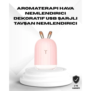 BFS Ultrasonik Hava Nemlendirici 200 ml Aroma Difüzör LED Işıklı Sessiz