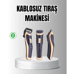BFS Unisex Şarjlı Saç ve Sakal Tıraş Makinesi – Ayarlanabilir Tarak Başlıkları, Sessiz Motor