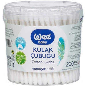 BFS   Wee Baby Kulak Temizleme Çubuğu (200 Adet) 906