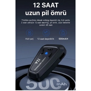 BFS Y11 Bluetooth Kulaklık Mikrofonlu Motosiklet Kulaklığı İntercom Bt 5.3