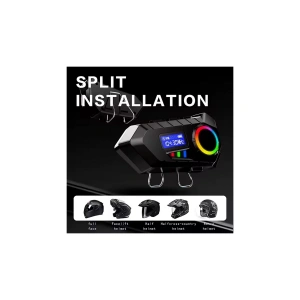 BFS Y30 Kask Kulaklık Bluetooth Motosiklet Kulaklık Rgb Radyolu Intercom