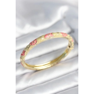 BFS Yeşil Krem Renk Detaylı Mineli Kelepçe