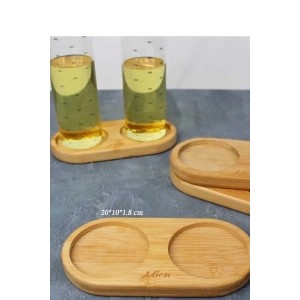 Büyük Boy Bambu Yağdanlık Altlığı