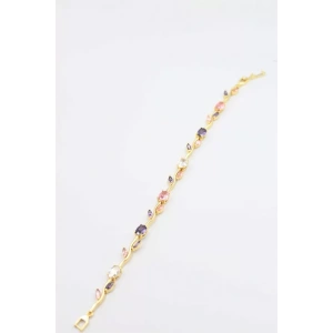 Çiçek Bileklik - Altın