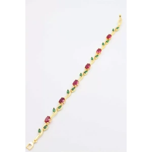 Çiçek Bileklik - Altın