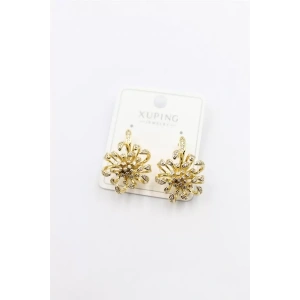 Çiçek Küpe - Altın