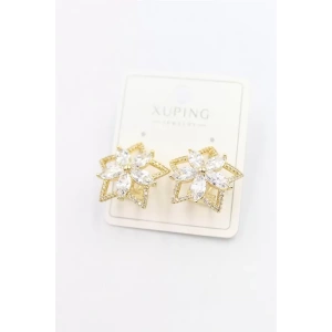 Çiçek Küpe - Altın