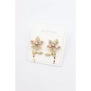 Çiçek Küpe - Altın