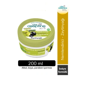 Cire Aseptine Soft Zeytinyağlı Nemlendirici Pürüzsüzleştirici Prebiyotikli Krem 200 ml