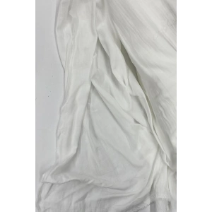 Çok Amaçlı Müslin Pamuklu Bebek Örtü ve Battaniye Kumaşı Müslin Bez Kırık Beyaz 11