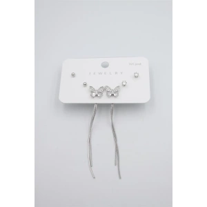 Çoklu Set Küpe - Gümüş