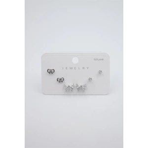 Çoklu Set Küpe - Gümüş