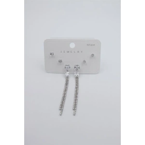 Çoklu Set Küpe - Gümüş