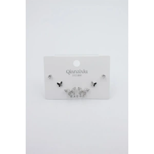 Çoklu Set Küpe - Gümüş