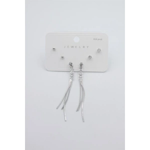 Çoklu Set Küpe - Gümüş