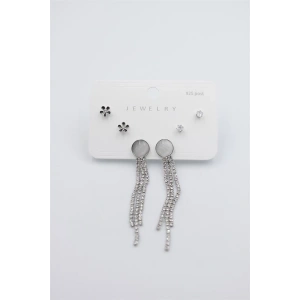 Çoklu Set Küpe - Gümüş