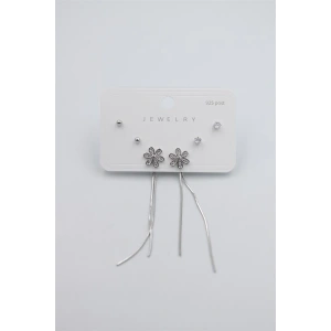 Çoklu Set Küpe - Gümüş