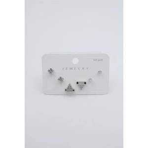 Çoklu Set Küpe - Gümüş