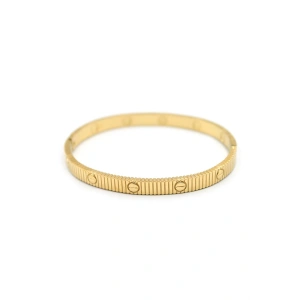 Crt Love Taşsız Bilezik - Altın