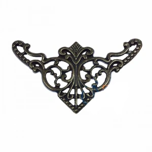 Dekoratif Köşe Süsü, Köşelik - Büyük, 31x55mm, Antik, 1 Adet