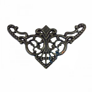 Dekoratif Köşe Süsü, Köşelik - Büyük, 31x55mm, Antik, 100 Adet