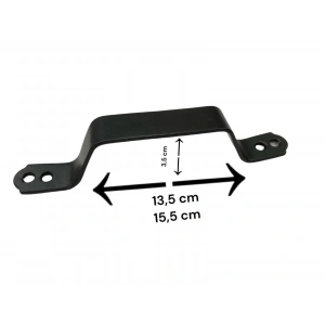 Demir Doğrama Kulp Siyah Kaplama