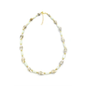 Deniz Kabuğu Kolye - Açık Yeşil