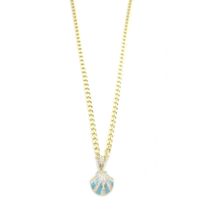 Deniz Kabuğu Kolye - Altın