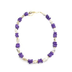 Deniz Kabuğu Kolye - Mor