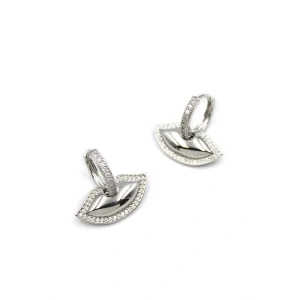 Dudak Küpe - Gümüş