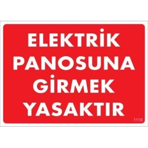Elektrik Panosu Levhası 25x35 KOD:1118