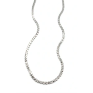 Ezme Zincir Sonsuzluk Kolye - Gümüş