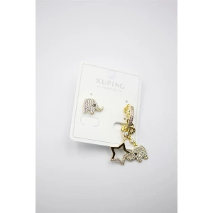 Fil Shakira Küpe - 14K Altın