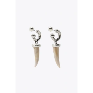 Fildişi Küpe - Gümüş