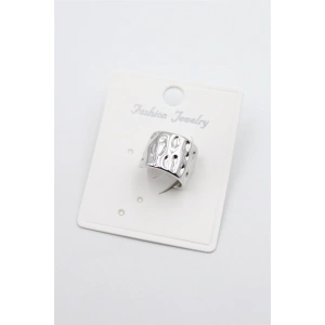 Halka Kıkırdak Küpe - Gümüş