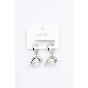 İncili Yunus Küpe - Gümüş