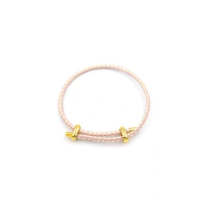 İp Bileklik - Açık Pembe