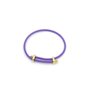 İp Bileklik - Mor