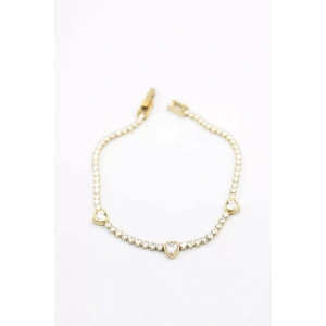 Kalp Bileklik - Altın