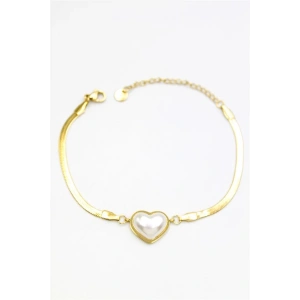 Kalp Bileklik - Altın