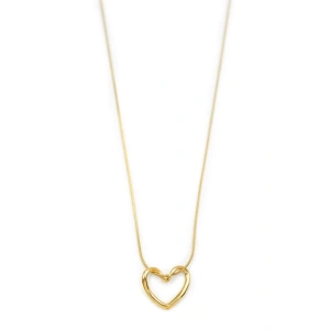 Kalp Kolye - Altın