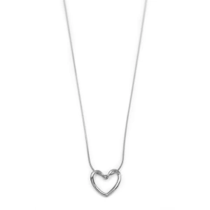 Kalp Kolye - Gümüş