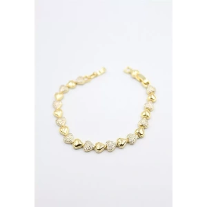 Kalp Xuping Bileklik - Altın