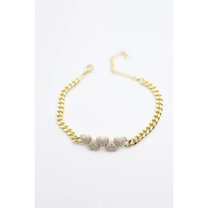 Kalp Xuping Bileklik - Altın