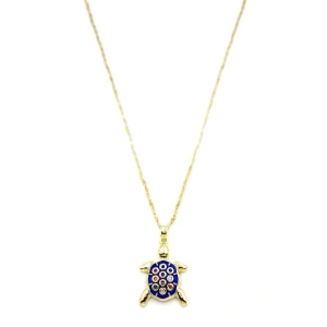 Kaplumbağa Kolye - Altın